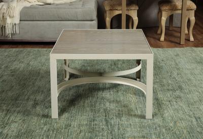 Steel Cerused Ash Table