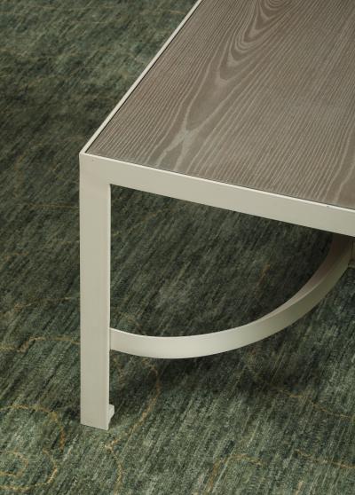 Steel Cerused Ash Table