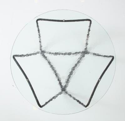 Steel Glass Coffee Table