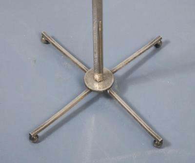 Steel Lucite and Nickel Ice Bucket Plant Stand