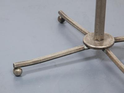 Steel Lucite and Nickel Ice Bucket Plant Stand