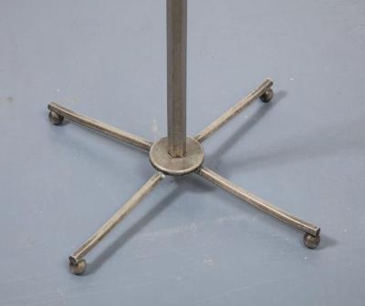 Steel Lucite and Nickel Ice Bucket Plant Stand