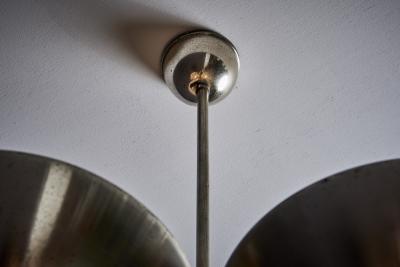 Steel Pendant Lamp Art Deco Germany 1930s