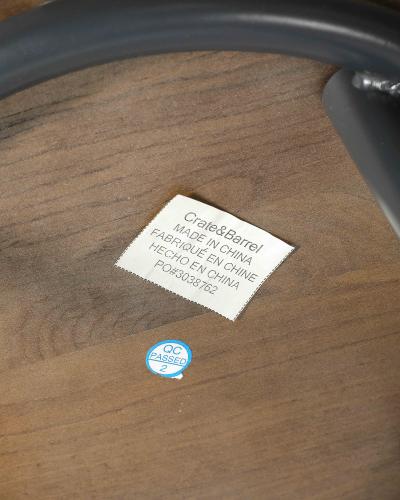 Steel and Brushed Aluminum Stool United States 20th C