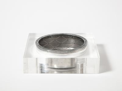 Steel and Lucite Vide Poche