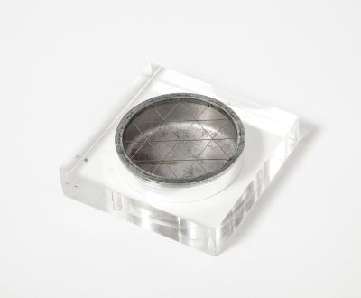 Steel and Lucite Vide Poche