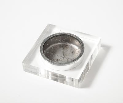 Steel and Lucite Vide Poche