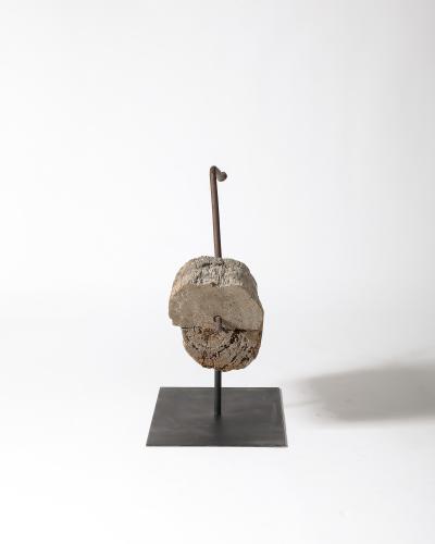Steel and Wood Sculpture