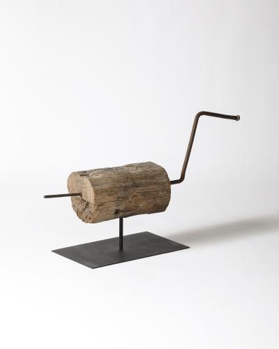 Steel and Wood Sculpture