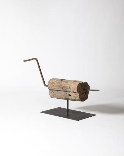 Steel and Wood Sculpture