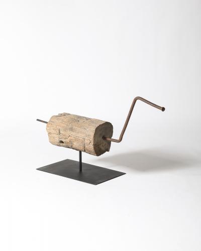 Steel and Wood Sculpture