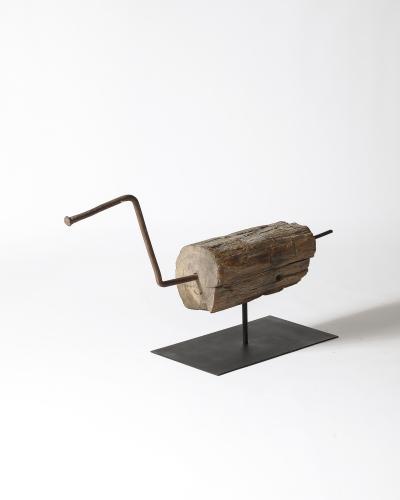 Steel and Wood Sculpture