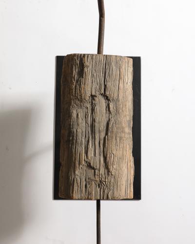 Steel and Wood Sculpture