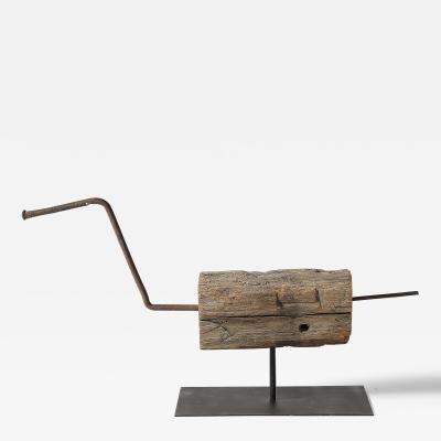 Steel and Wood Sculpture