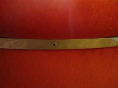 Steelcase Co Chrome Steelcase Swivel Lounge Chairs Mid Century Orange Mohair