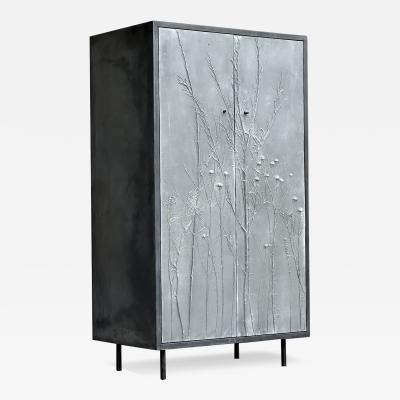 Stefan Buxbaum BLACK NIGHT cast concrete cabinet
