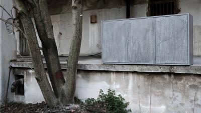 Stefan Buxbaum FOREST COAT cast concrete cabinet