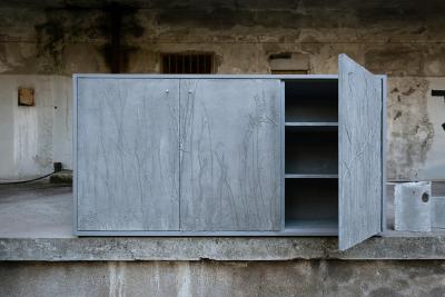 Stefan Buxbaum FOREST COAT cast concrete cabinet