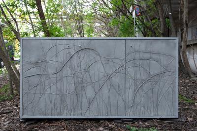 Stefan Buxbaum MORA BLACKBERRY THICKET concrete sideboard