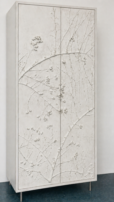 Stefan Buxbaum WILDE ROSE tall concrete cabinet