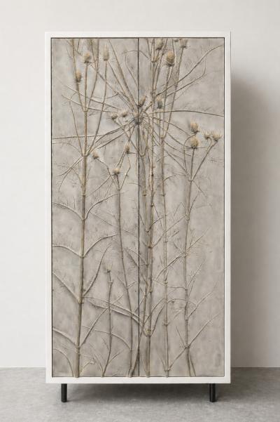 Stefan Buxbaum WILDE TEASEL concrete cabinet
