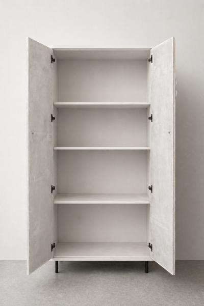Stefan Buxbaum WILDE TEASEL concrete cabinet