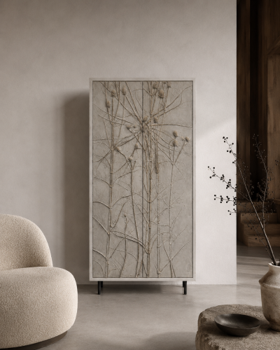 Stefan Buxbaum WILDE TEASEL concrete cabinet