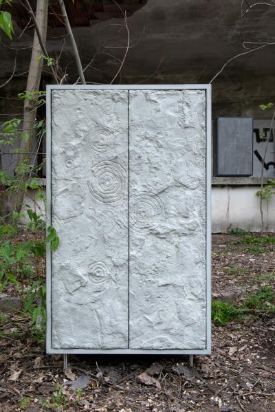 Stefan Buxbaum WISDOM STONE AT HOME cast concrete cabinet