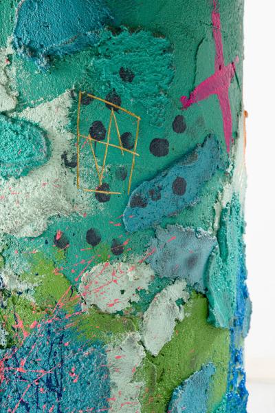 Stefan Rurak Stefan Rurak Action Series Concrete and Brass Occasional Table USA 2023