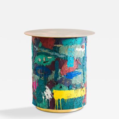 Stefan Rurak Stefan Rurak Action Series Concrete and Steel Occasional Table USA 2022