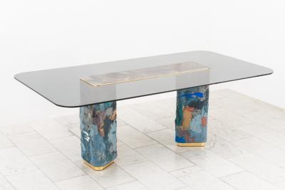 Stefan Rurak Stefan Rurak Concrete and Steel Dining Table No 4 USA