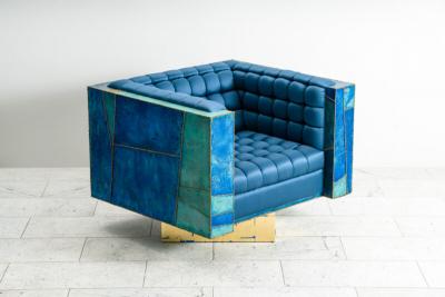 Stefan Rurak Stefan Rurak Patchwork Brass Club Chairs II USA 2023