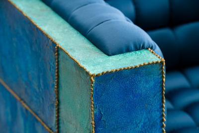 Stefan Rurak Stefan Rurak Patchwork Brass Club Chairs II USA 2023