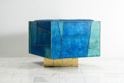 Stefan Rurak Stefan Rurak Patchwork Brass Club Chairs II USA 2023