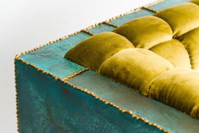 Stefan Rurak Stefan Rurak Patchwork Brass Club Chairs USA 2022