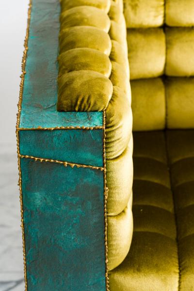 Stefan Rurak Stefan Rurak Patchwork Brass Club Chairs USA 2022