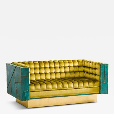 Stefan Rurak Stefan Rurak Patchwork Brass Settee USA 2022