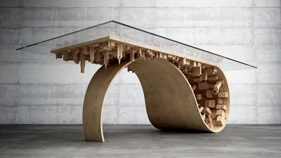 Stelios Mousarris Wave Contemporary Dining Table