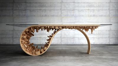 Stelios Mousarris Wave Contemporary Dining Table