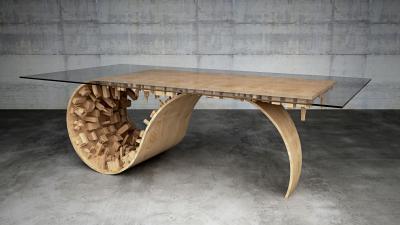 Stelios Mousarris Wave Contemporary Dining Table