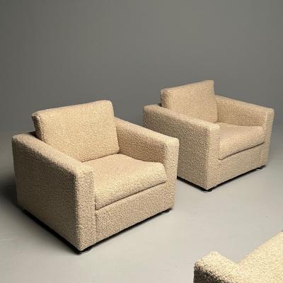 Stendig Co Stendig Living Room Sofa Pair of Cube Chairs New Boucle Switzerland Labeled