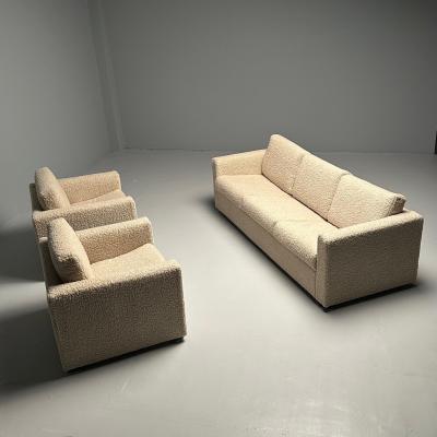 Stendig Co Stendig Living Room Sofa Pair of Cube Chairs New Boucle Switzerland Labeled