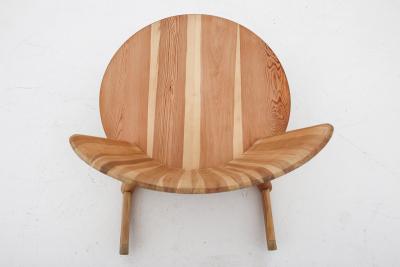 Steneby Hemsl jdsf rening Swedish Rocking Chair in Pine by Steneby 1940s