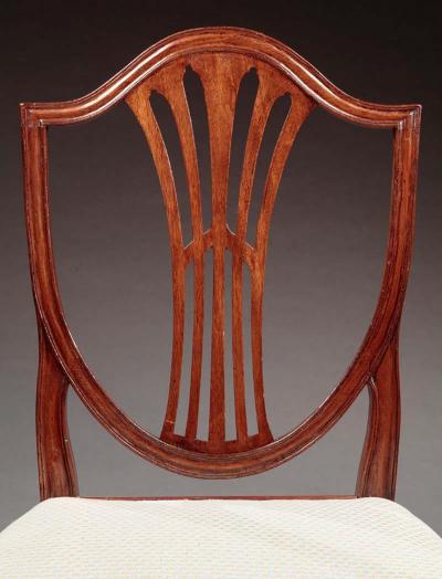 Stephen Badlam Matched Set of Twelve Federal Side Chairs attributed to Stephen Badlam