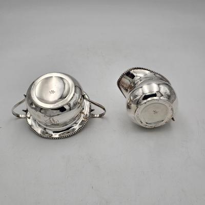 Sterling Cream and Sugar U S A circa 1920