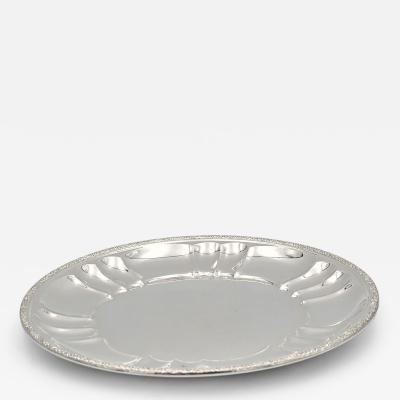 Sterling Silver Charger U S A circa 1950
