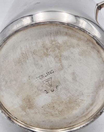 Sterling Silver Cream Sugar U S A circa 1930