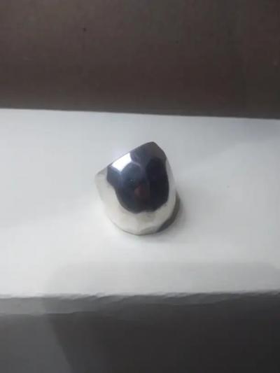 Sterling Silver Dome Shaped Ring size 6 5