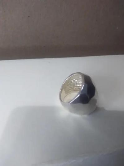 Sterling Silver Dome Shaped Ring size 6 5