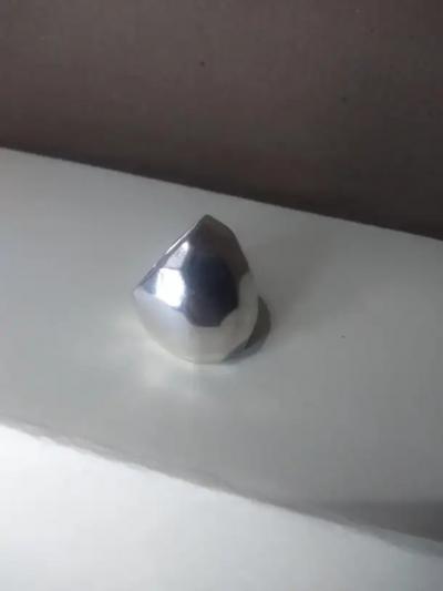 Sterling Silver Dome Shaped Ring size 6 5